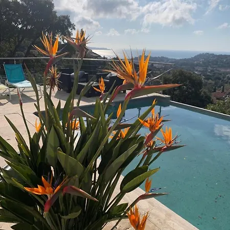 New! Villa Vue Mer Panoramique, Proche Plage Et Saint-Tropez