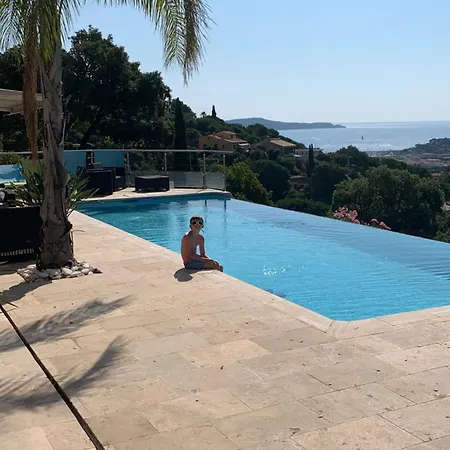 New! Vue Panoramique Proche Plages Saint-tropez Calme Parking Facile Piscine Privee Individuelle *