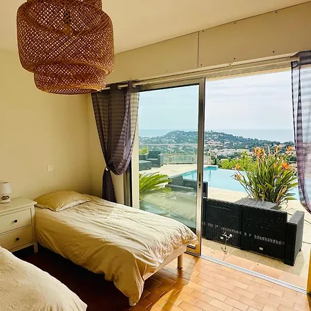 New! Vue Panoramique Proche Plages Saint-tropez Calme Parking Facile Piscine Privee Individuelle Cavalaire-sur-Mer